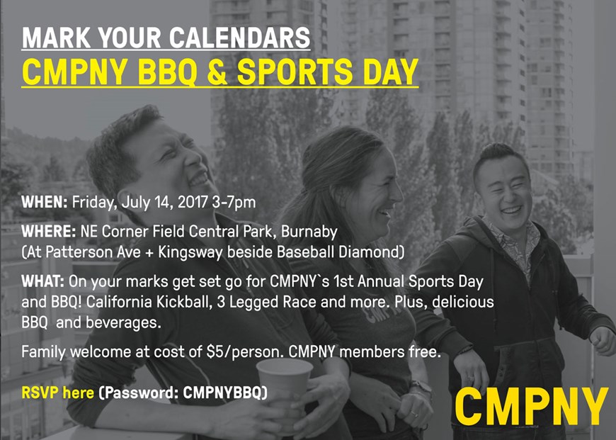 CMPNY Summer BBQ + Sports Day